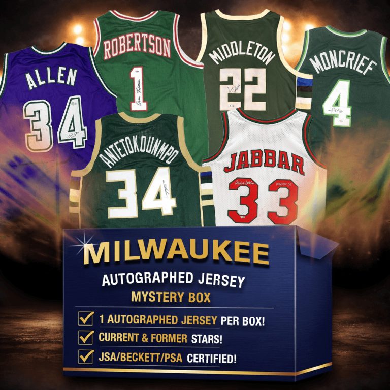 Autographed/Signed Milwaukee Basketball Jersey Mystery Box JSA BAS PSA COA