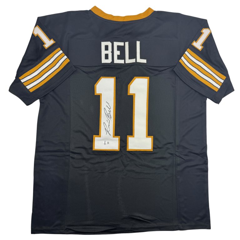 Autographed/Signed Ronnie Bell New Orleans Black Football Jersey BAS COA