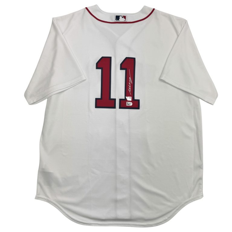 Autographed/Signed Marcelo Mayer Red Sox Authentic Jersey Fanatics COA