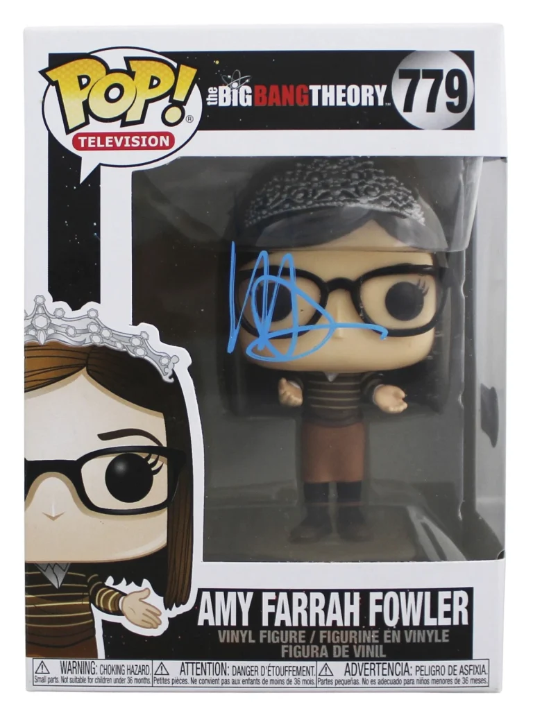 Mayim Bialik The Big Bang Theory Signed Amy #779 Funko Pop Figure BAS #BW65742