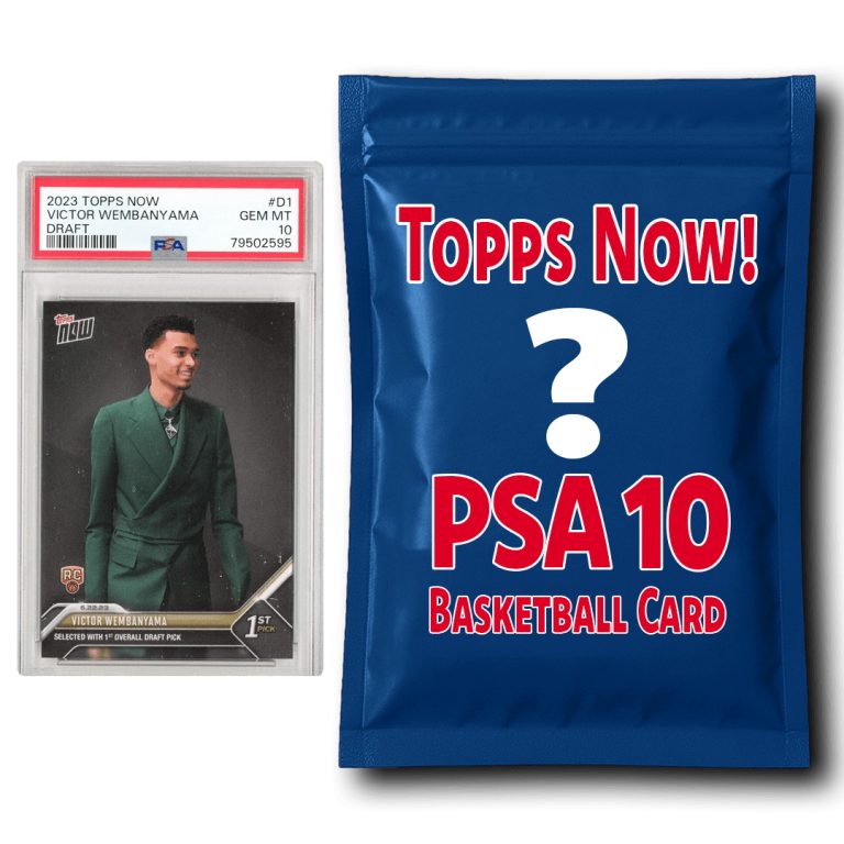 Random NBA Topps Now PSA 10 Basketball Graded Card Mystery Box