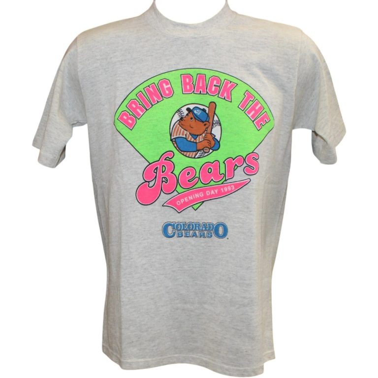 Opening Day Vintage 1993 Colorado Bears Baseball Shirt Size Medium 58359