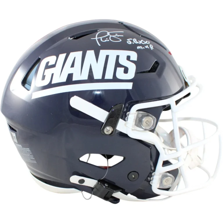 Phil Simms Signed New York Giants SpeedFlex TB Helmet SB MVP Beckett WIT 58496