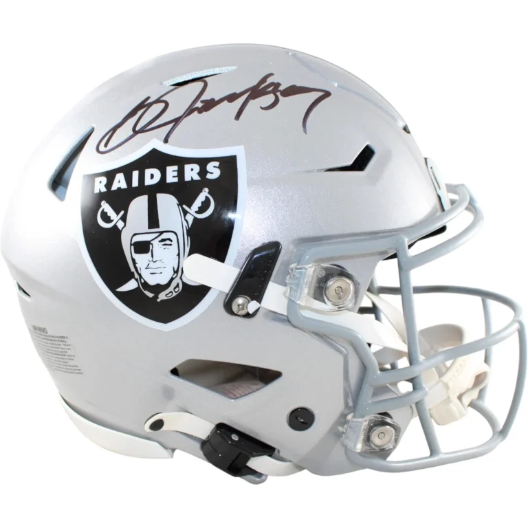 Bo Jackson Autographed Las Vegas Raiders SpeedFlex Helmet Beckett WIT 58495