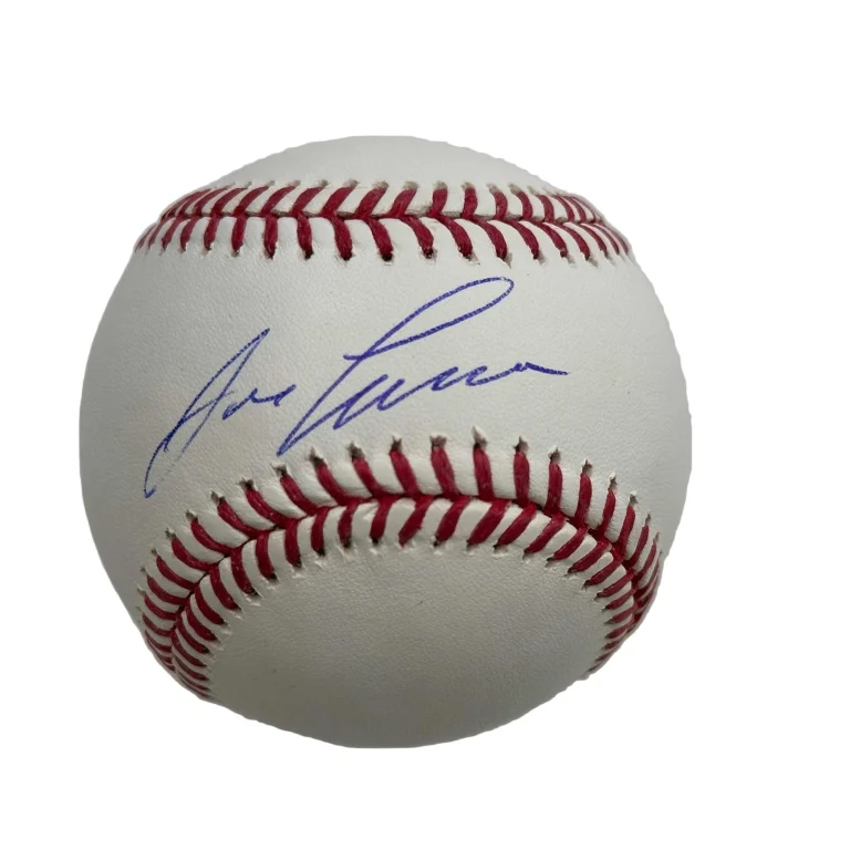 Autographed/Signed Jose Canseco Rawlings ROML Beckett BAS COA
