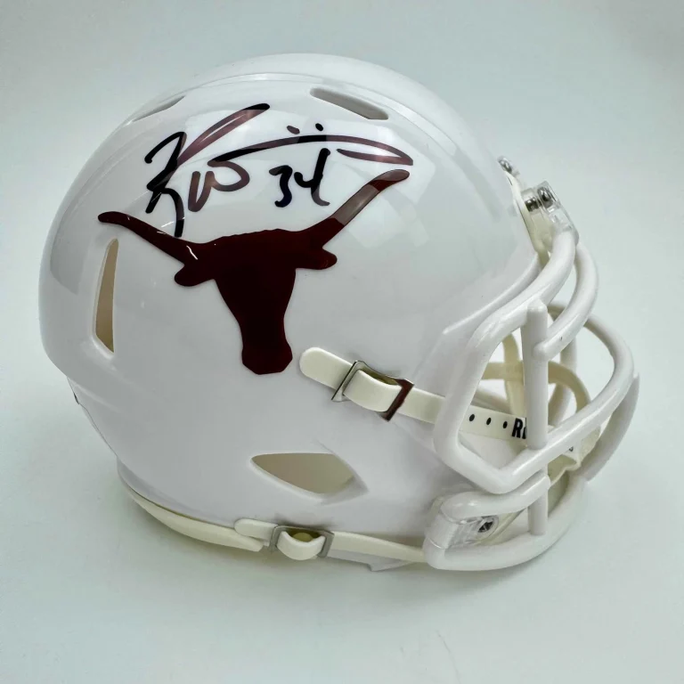 Autographed/Signed Ricky Williams Texas Longhorns Mini Helmet JSA COA