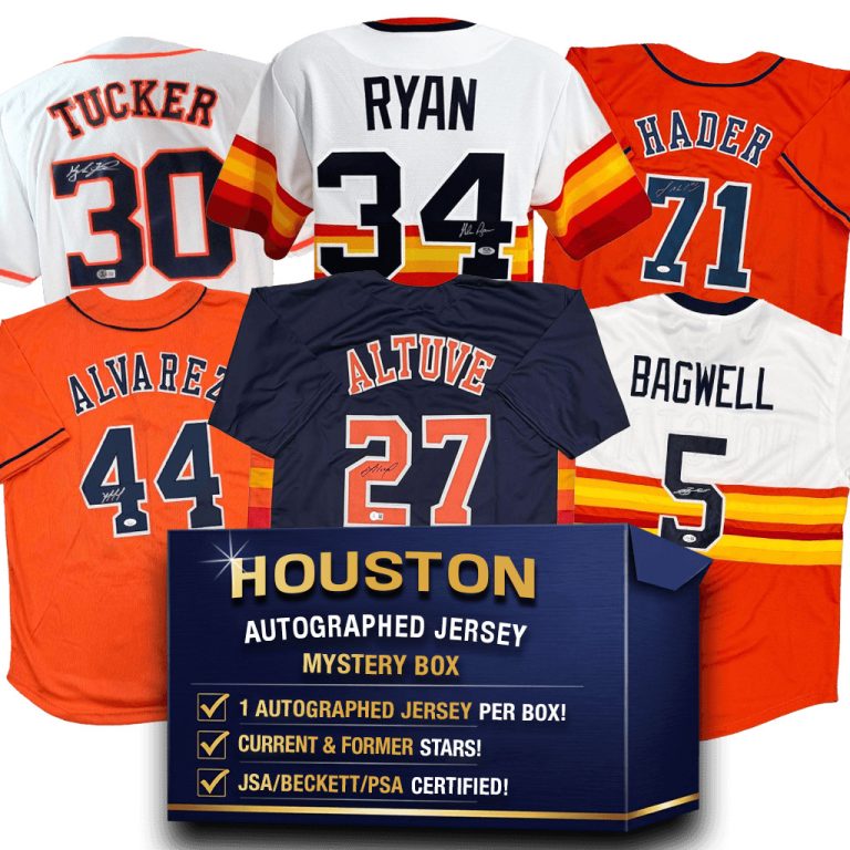 Autographed/Signed Houston Baseball Jersey Mystery Box JSA BAS PSA COA