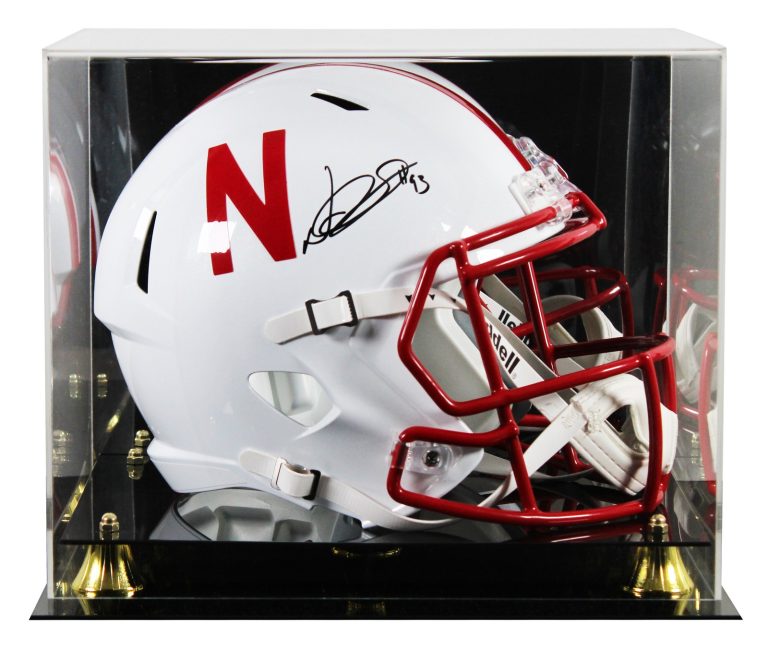 Nebraska Ndamukong Suh Signed Full Size Speed Rep Helmet W/ Case JSA Witness