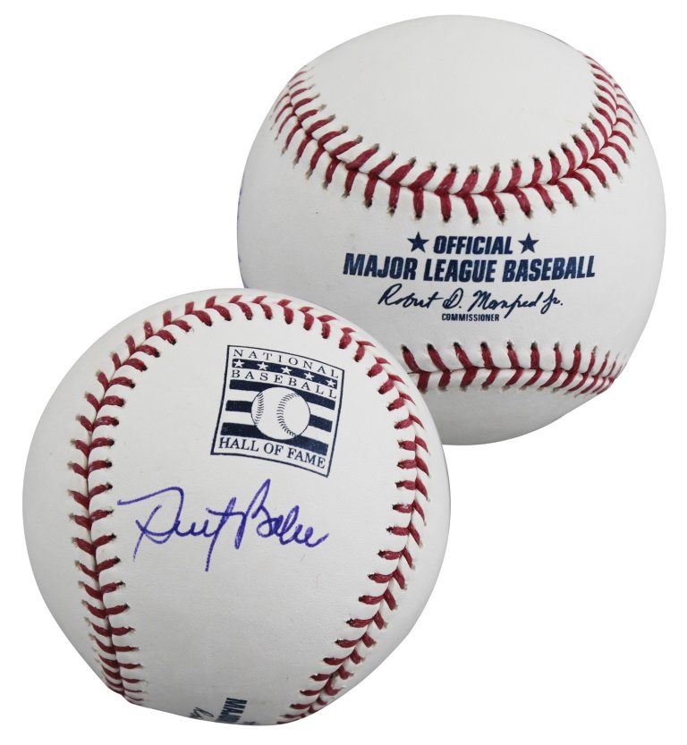 Dodgers Dusty Baker Authentic Signed HOF Logo Oml Baseball BAS #BY103705