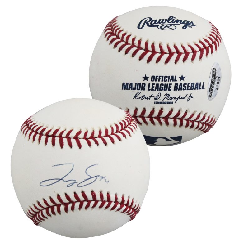 Astros George Springer Authentic Signed Manfred OML Baseball BAS #BY031101