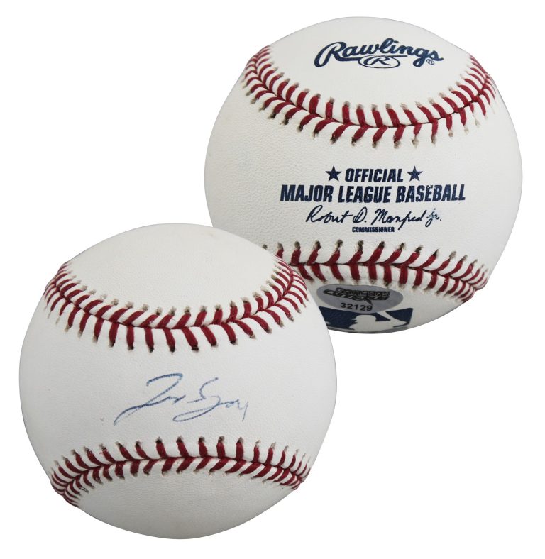 Astros George Springer Authentic Signed Manfred OML Baseball BAS #BY103697