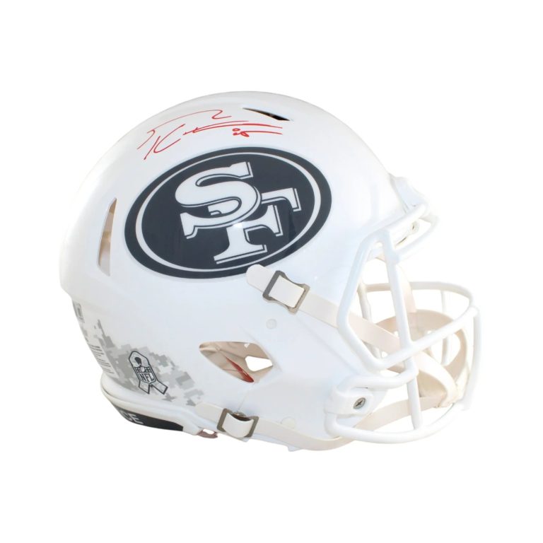 George Kittle Autographed San Francisco 49ers STS 2024 Helmet Pro Beckett 58563