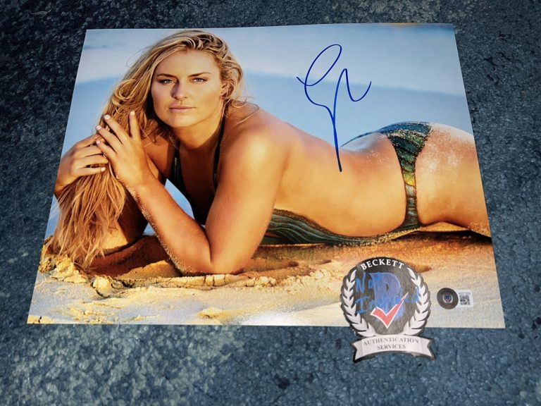 Lindsey Vonn Signed 11x14 Photo Winter Olympics Gold Legend Beckett