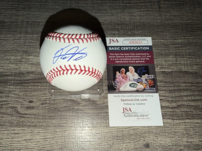 David Villar Signed Official Major League Baseball San Francisco Giants JSA #2