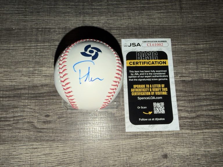 Pat McAfee Signed Official 2026 World Baseball Classic Baseball USA JSA Auth