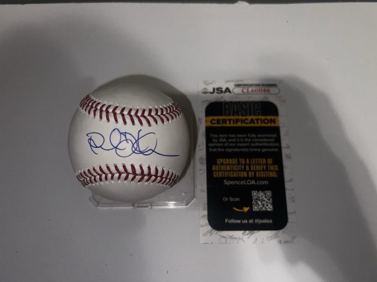 Raul Ibanez Signed Official Major League Baseball Los Angeles Dodgers JSA