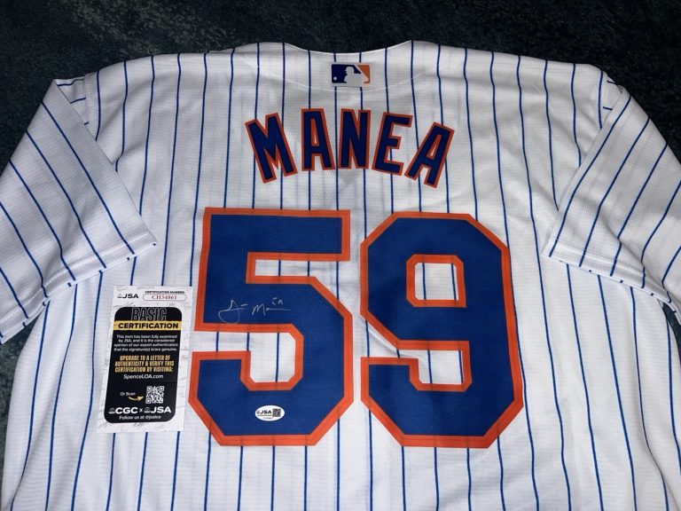 Sean Manea Signed New York Mets Jersey Superstar Ace JSA Auth