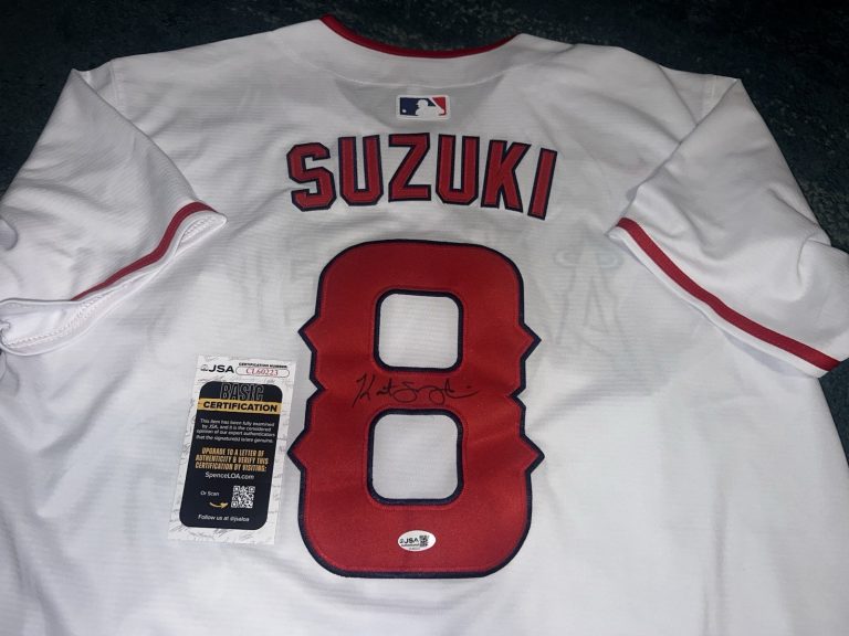 Kurt Suzuki Signed Los Angeles Angels Jersey All Star Manager JSA Auth