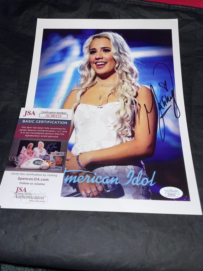 Gabby Barrett Signed 8x10 Photo American Idol Star JSA Auth