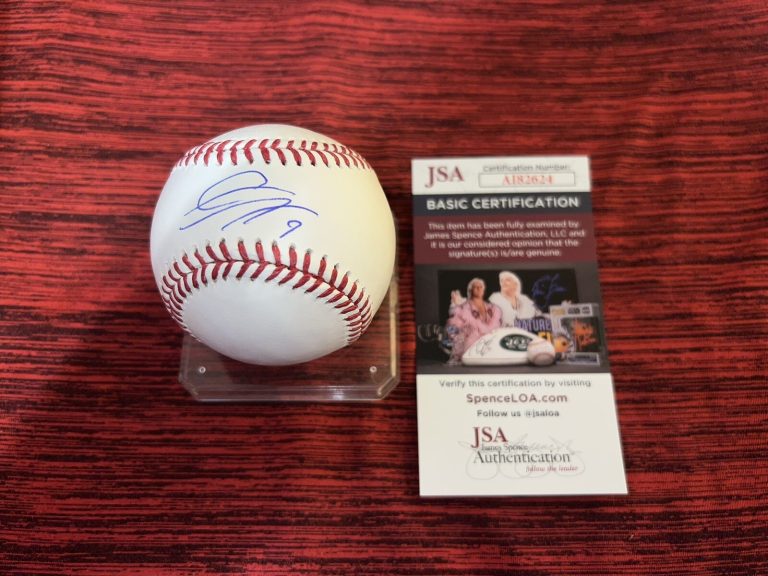 Gavin Lux Signed Official Major League Baseball Los Angeles Dodgers JSA