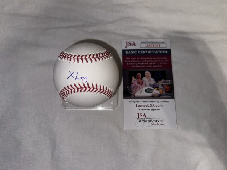 James Karinchak Signed Official Major League Baseball Cleveland Guardians JSA