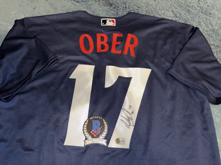 Bailey Ober Signed Minnesota Twins Jersey Star Ace Legend Beckett
