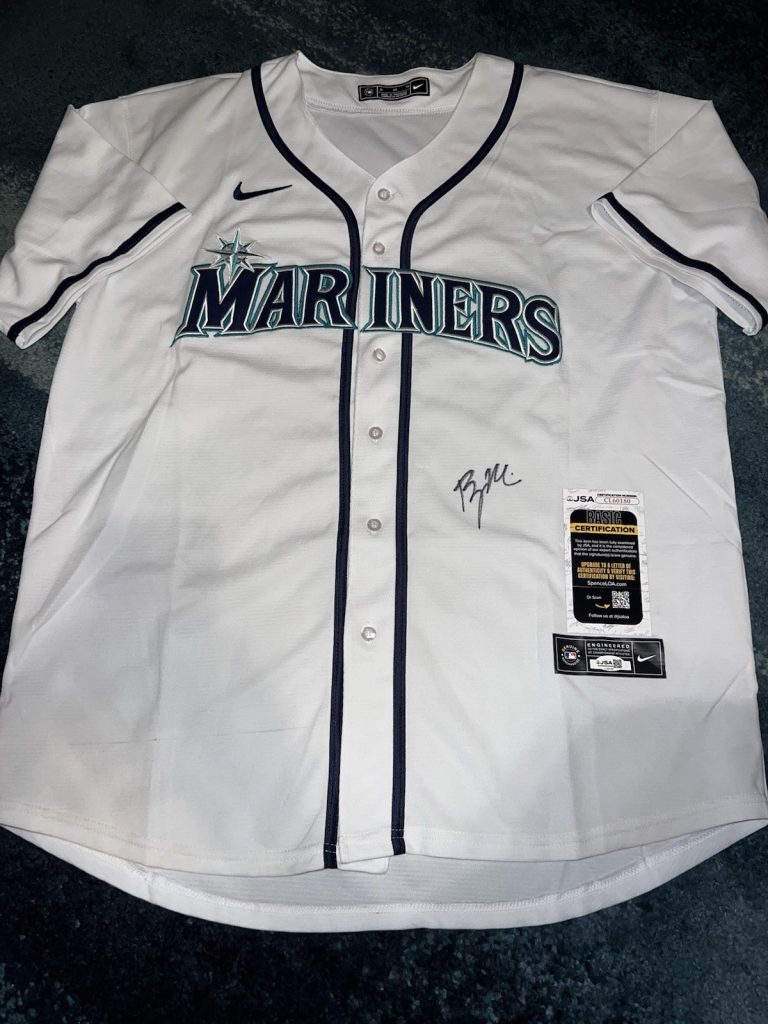 Bryce Miller Signed Seattle Mariners Jersey Superstar Ace JSA Auth #3