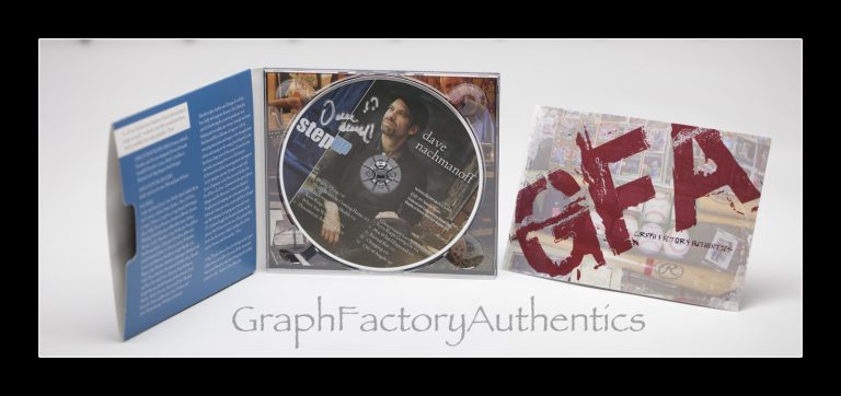 Dave Nachmanoff *STEP UP* Signed Autographed CD and Cover COA GFA