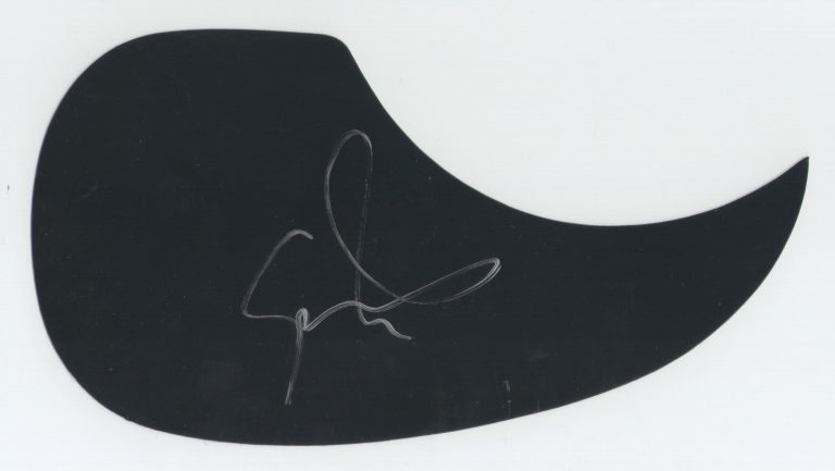 Eric Hutchinson *Rock & Roll* Signed Autographed Acoustic Pickguard E5 COA GFA