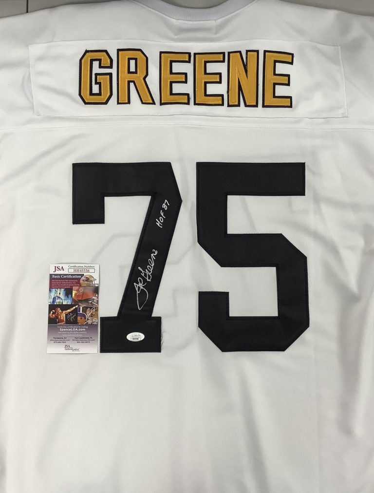 Joe Greene Signed Jersey Authentic Steelers “HOF 87” Autograph JSA