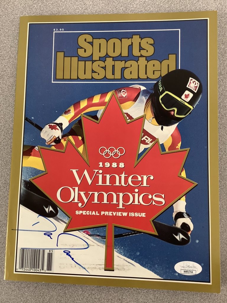 Dan Jansen Signed Sports Illustrated Mag Skiing Autograph JSA Winter Olympics