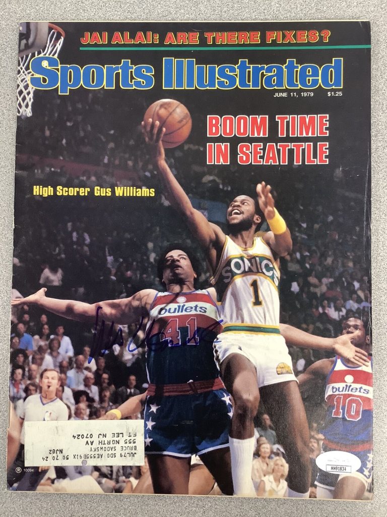 Wes Unseld Signed Sports Illustrated Magazine Basketball Autograph JSA 6/11/79