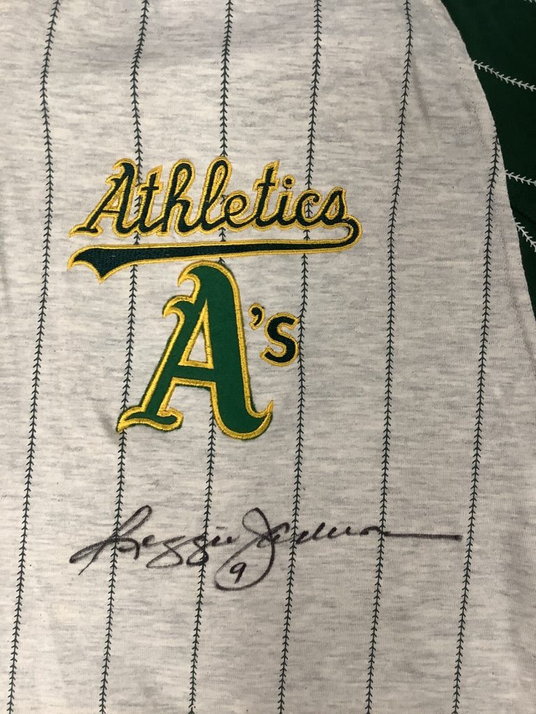 Reggie Jackson Signed Jersey Baseball Autograph #44 Athletics Yankees HOF JSA