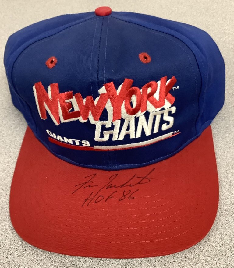 Fran Tarkenton Signed Football Hat NY Giants Vikings MVP Pro Bowl HOF JSA Insc 1