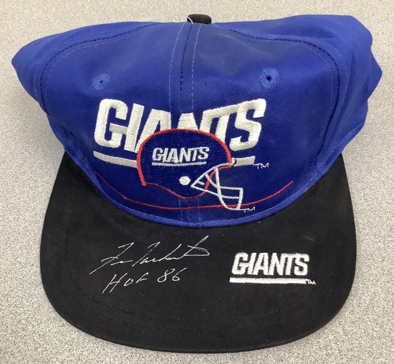 Fran Tarkenton Signed Football Hat NY Giants Vikings MVP Pro Bowl HOF JSA Insc 2