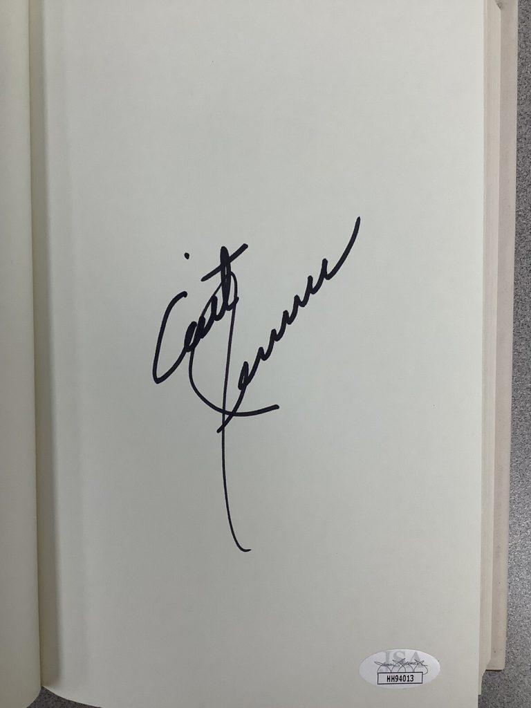 Caitlyn Jenner Signed Book The Secrets of My Life aka Bruce Jenner Olympian JSA