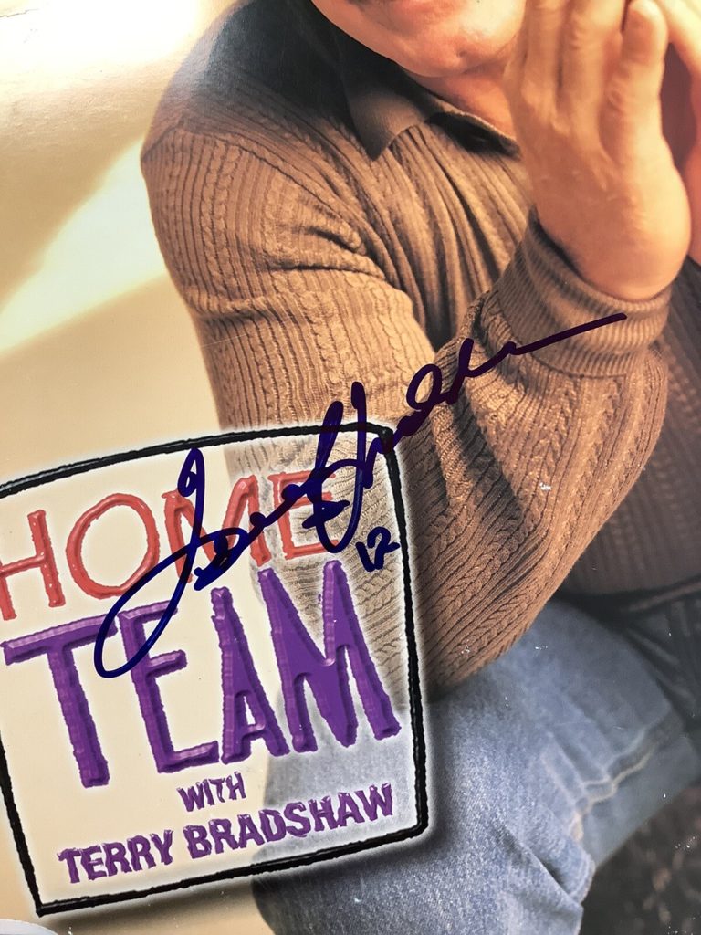 Terry Bradshaw Signed Press Kit Home Team Football Autograph Steelers HOF PSADNA