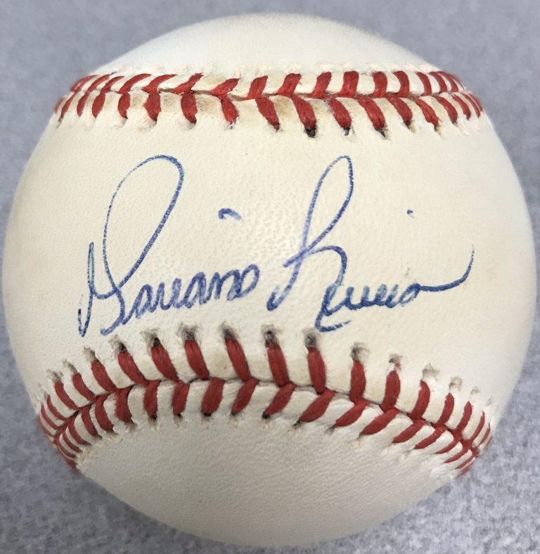 Mariano Rivera Signed Baseball Autograph Yankees Core Four Rookie Sig HOF JSA