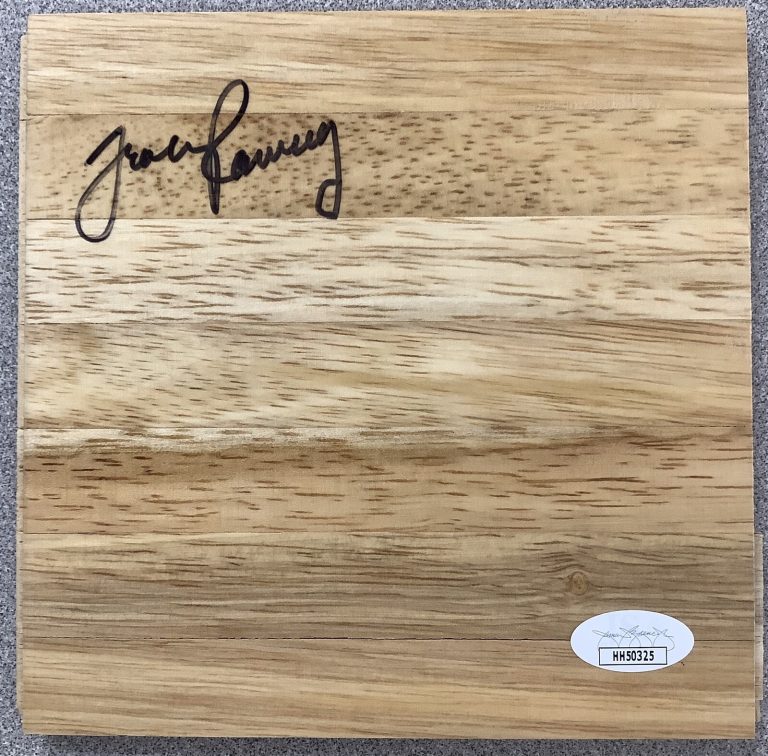 Frank Ramsey Signed Floor Board Basketball Court Boston Celtics Autograph JSA