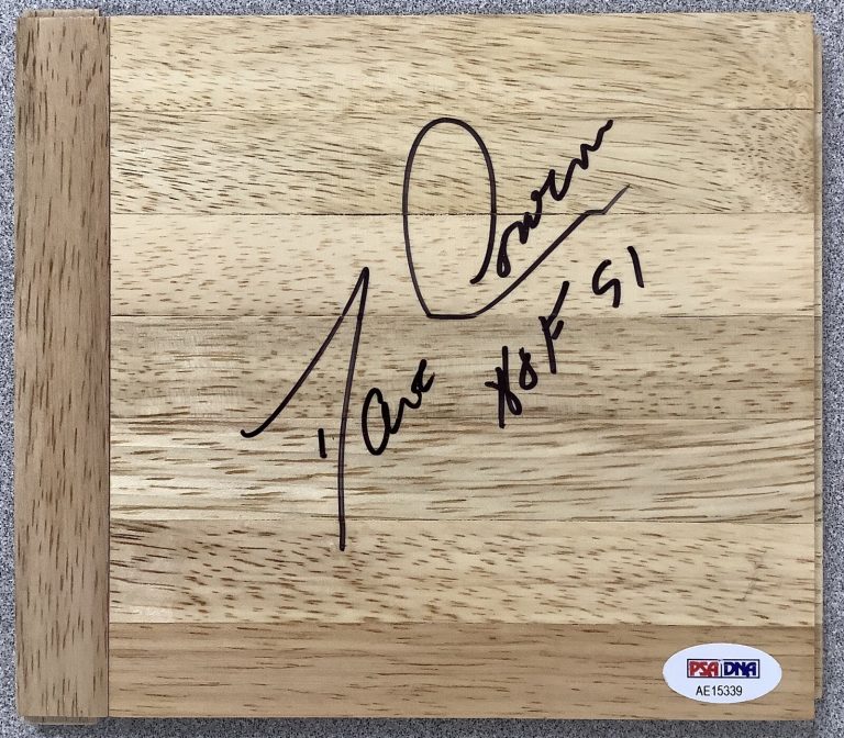Dave Cowens Signed Floor Board Basketball Court Celtics Autograph NO CARD PSADNA