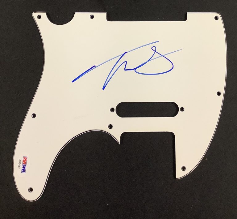 Flo Rida Signed Guitar Pickguard Rapper R&B Music Autograph My House Low PSA/DNA