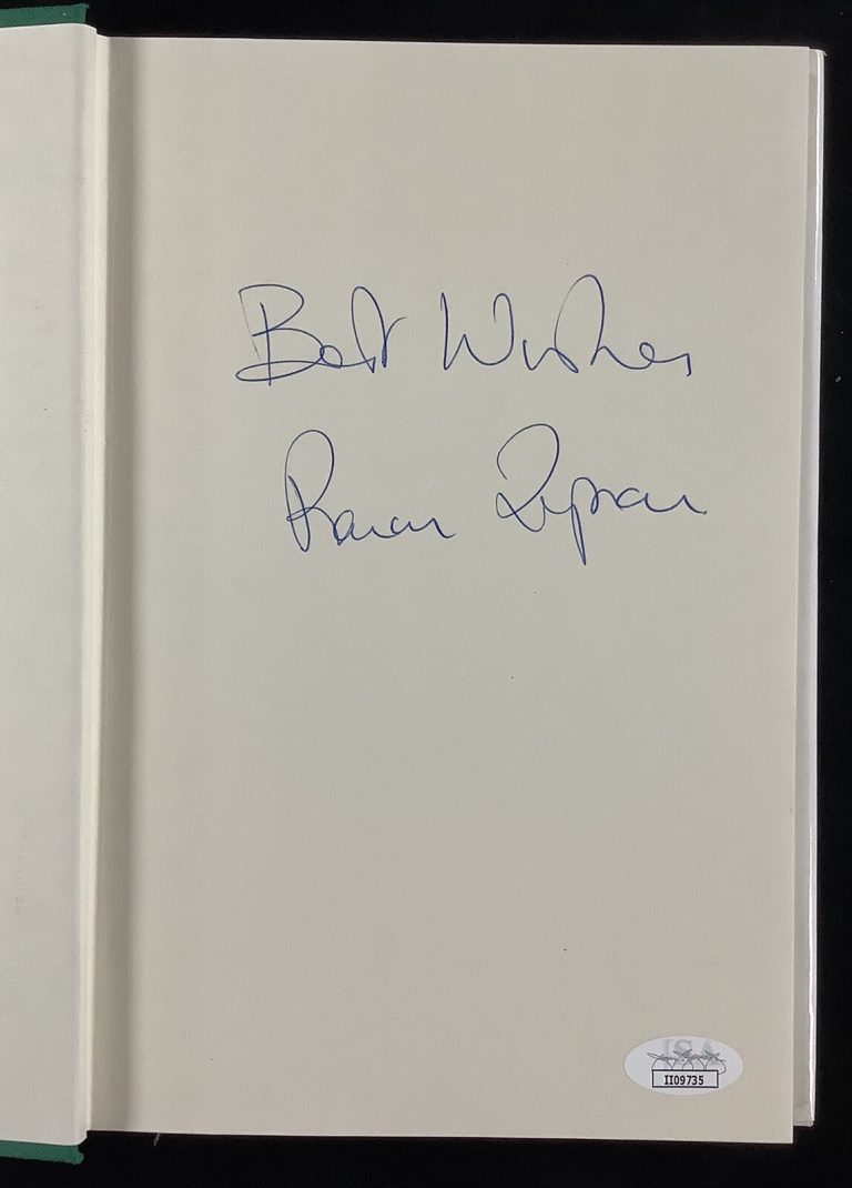Ronan Tynan Signed Book Halfway Home Irish Tenors Autograph Yankees Inscr JSA