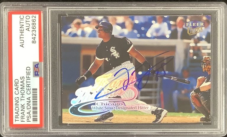 Frank Thomas Signed 1999 Fleer Ultra #64 Baseball Card HOF Autograph PSA/DNA