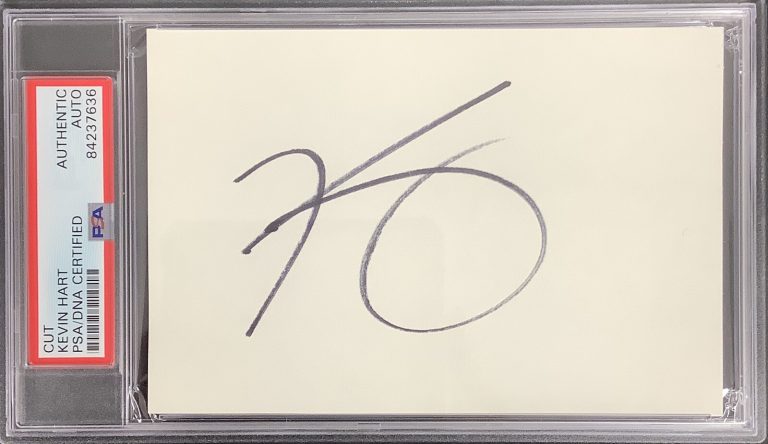 Kevin Hart Signed Cut Movie Autograph Jumanji Actor Stand Up Comedian PSA/DNA