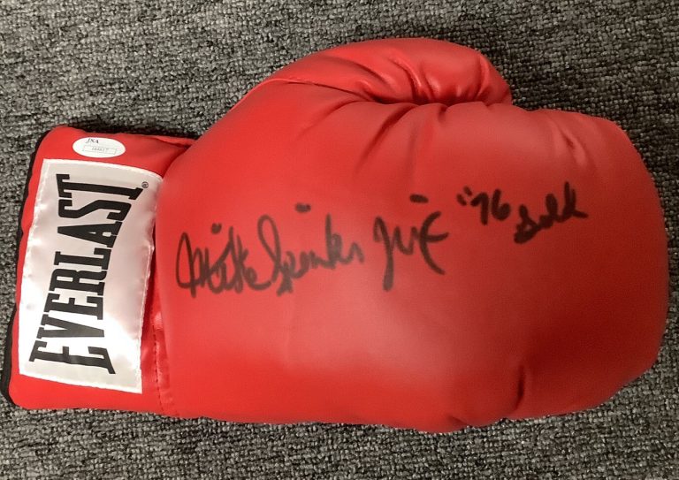 Michael Spinks Signed Boxing Glove Everlast Autograph Jinx 76 Gold Inscr HOF JSA