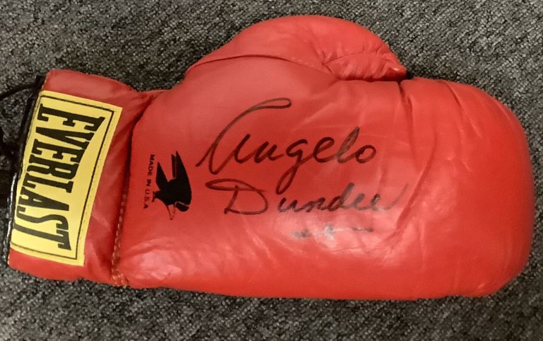 Angelo Dundee Signed Boxing Glove Everlast Autograph MuhammadAli Trainer HOF JSA