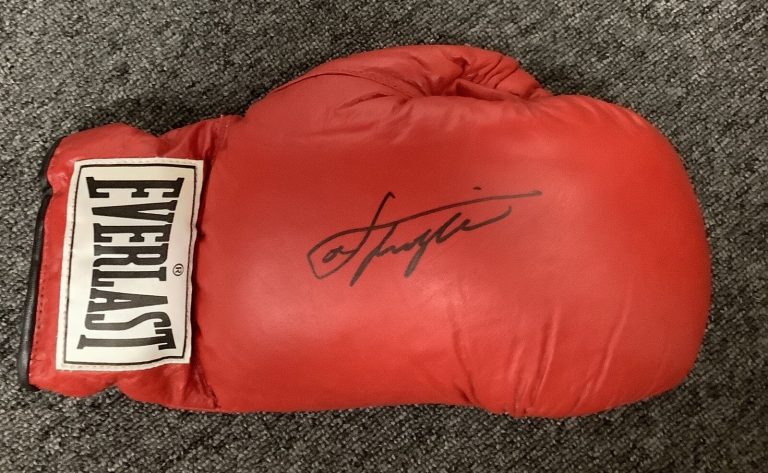 Joe Frazier Signed Boxing Glove Everlast Autograph Smokin Heavyweight HOF JSA