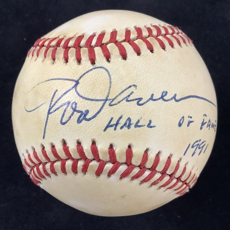 Rod Carew Signed Baseball Rawlings MIN Twins Autograph HOF 1991 Inscription JSA