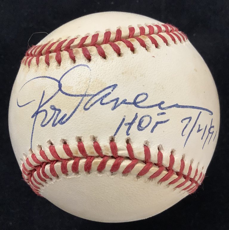 Rod Carew Signed Baseball Rawlings MIN Twins Autograph HOF 7/21/91 Inscrip JSA