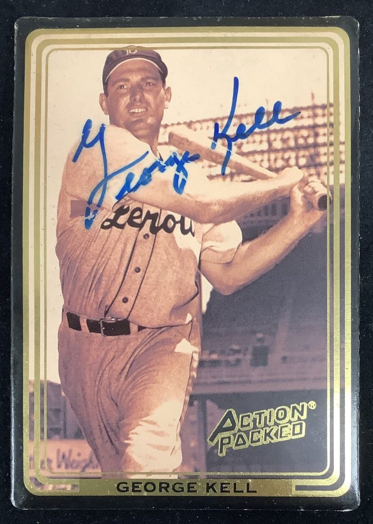 George Kell Signed 1992 Action Packed #11 Autograph Baseball Card Tigers HOF JSA